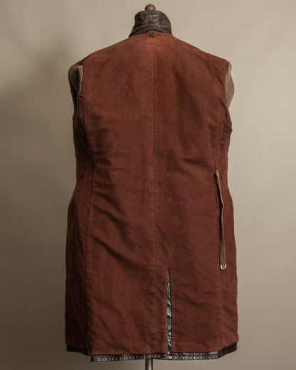 Vintage 1940s Horsehide Leather Trench Coat - Czechoslovakia Cold War