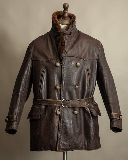 Original 1940s French 'Canadienne' Barnstormer Mackinaw Jacket