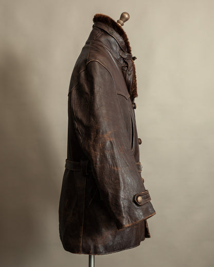 Original 1940s French 'Canadienne' Barnstormer Mackinaw Jacket