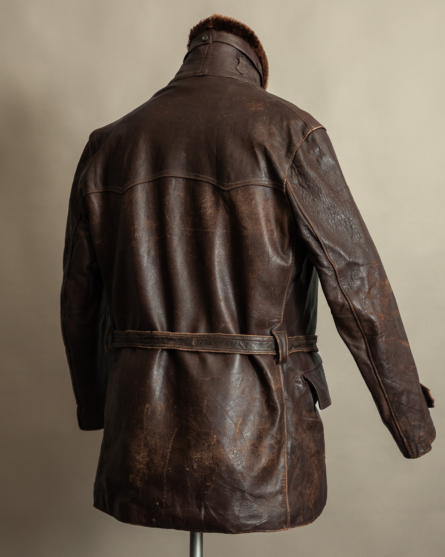 Original 1940s French 'Canadienne' Barnstormer Mackinaw Jacket