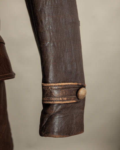 Original 1940s French 'Canadienne' Barnstormer Mackinaw Jacket