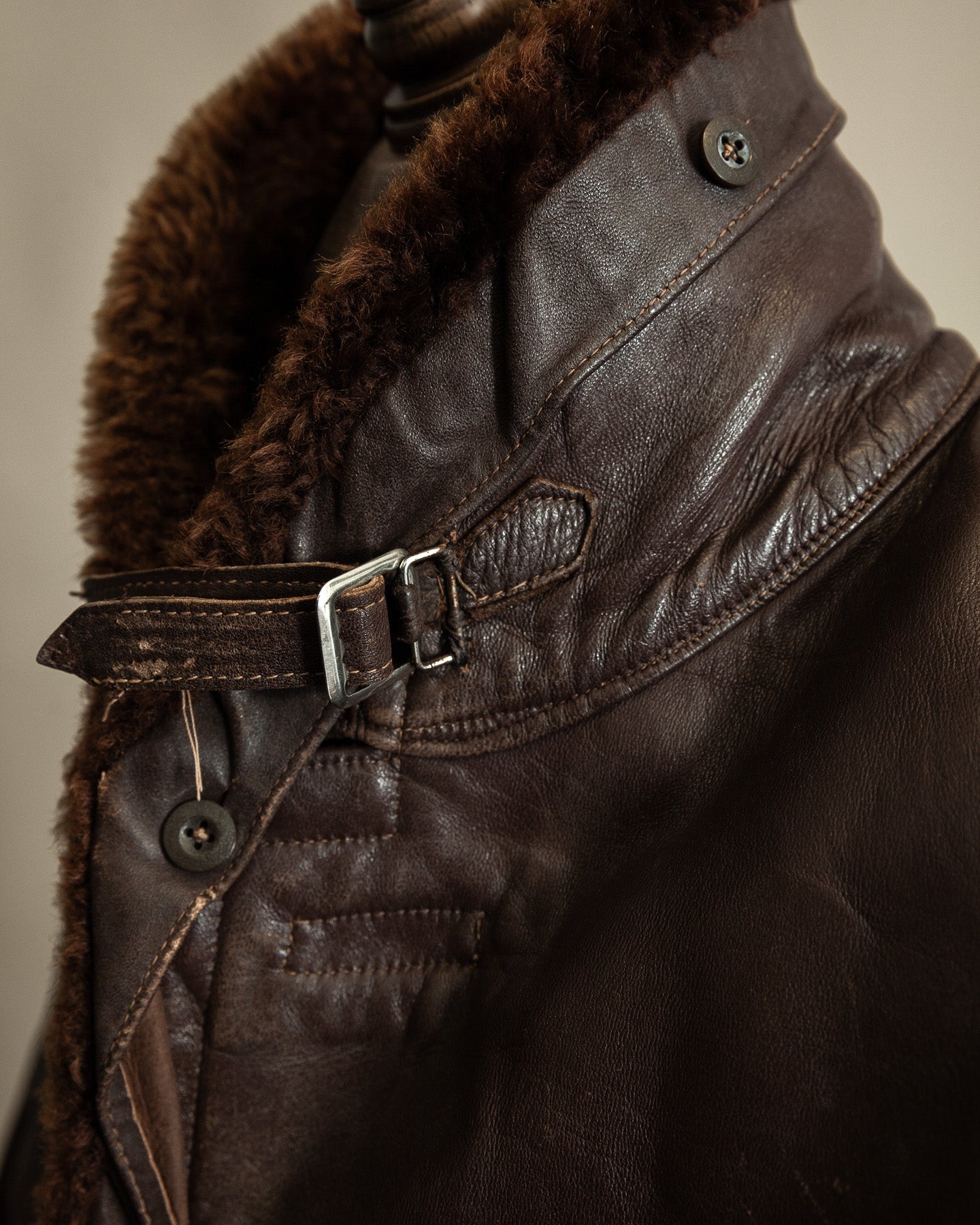 Original 1940s French 'Canadienne' Barnstormer Mackinaw Jacket