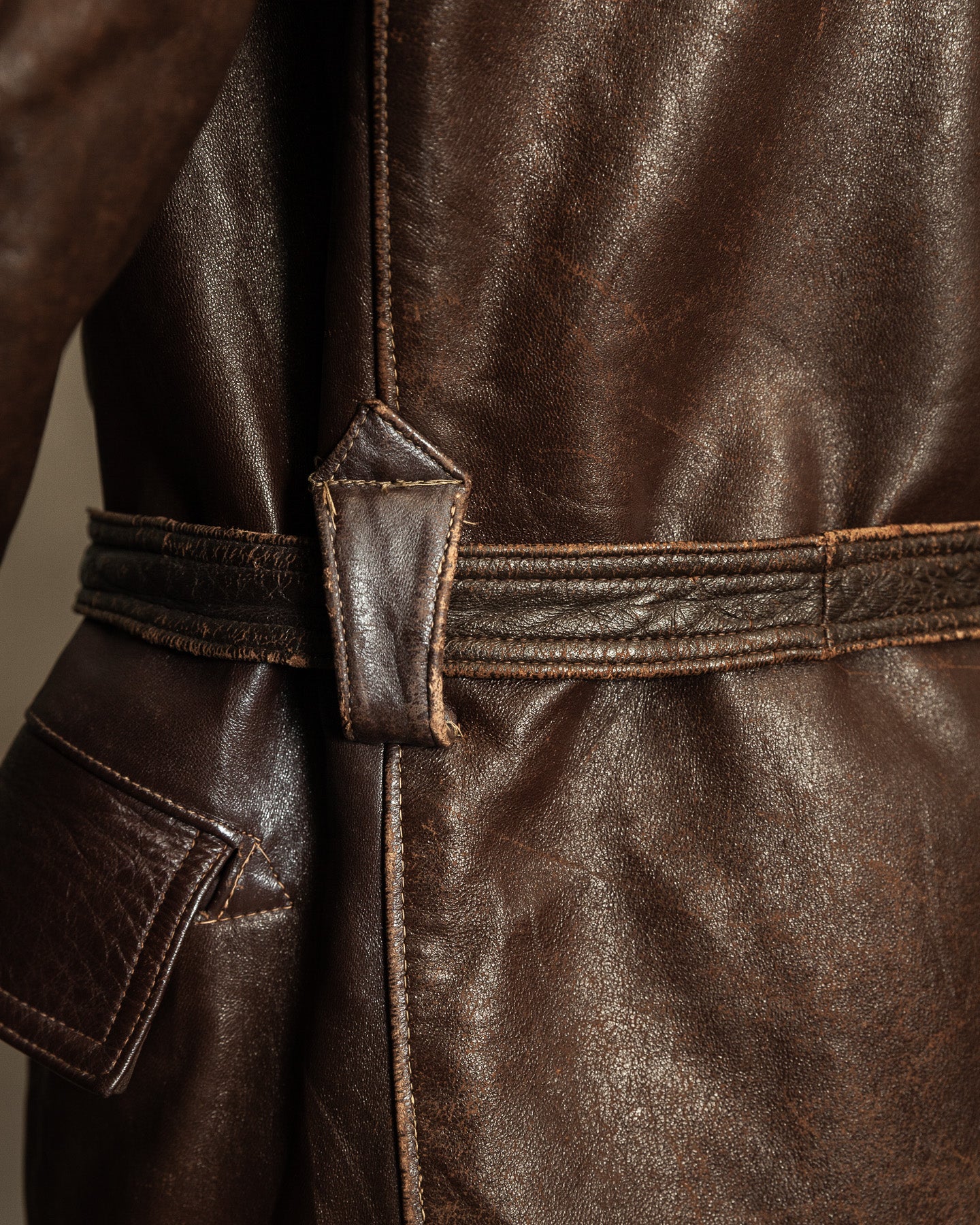 Original 1940s French 'Canadienne' Barnstormer Mackinaw Jacket