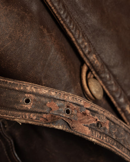 Original 1940s French 'Canadienne' Barnstormer Mackinaw Jacket