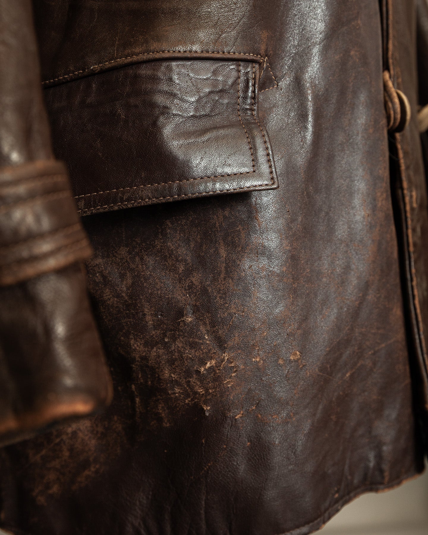 Original 1940s French 'Canadienne' Barnstormer Mackinaw Jacket