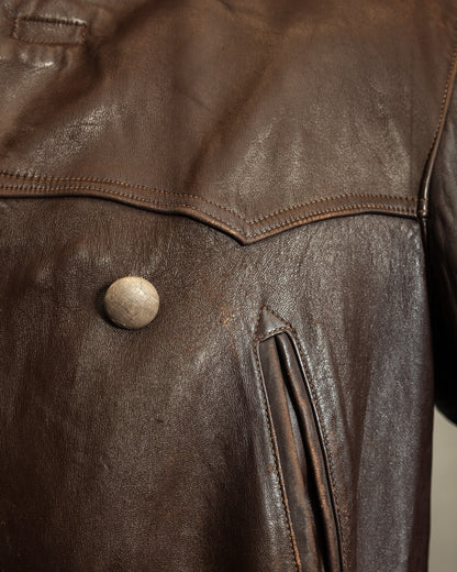 Original 1940s French 'Canadienne' Barnstormer Mackinaw Jacket