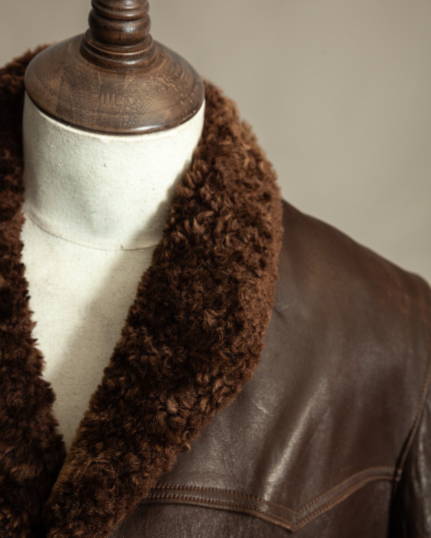 Original 1940s French 'Canadienne' Barnstormer Mackinaw Jacket