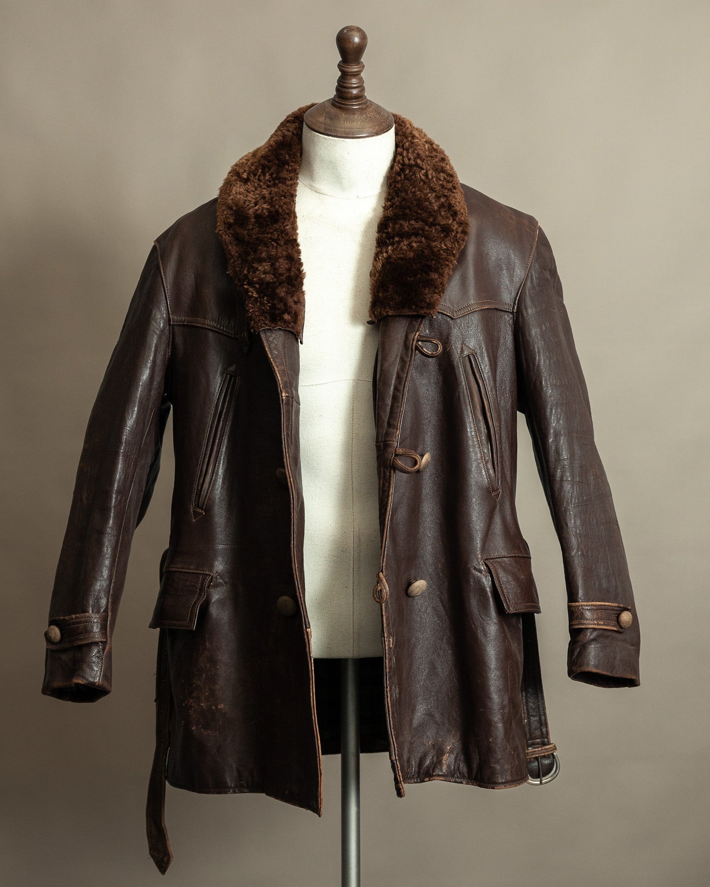 Original 1940s French 'Canadienne' Barnstormer Mackinaw Jacket