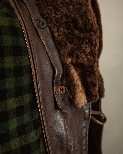 Original 1940s French 'Canadienne' Barnstormer Mackinaw Jacket
