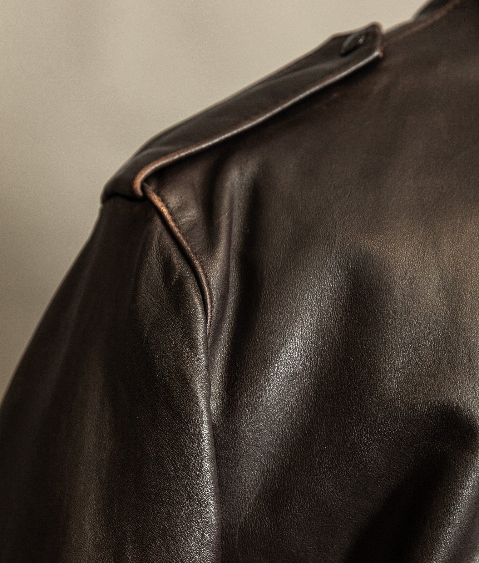 Vintage 1980s Schott A2 Naked Cowhide Leather Jacket 184SM