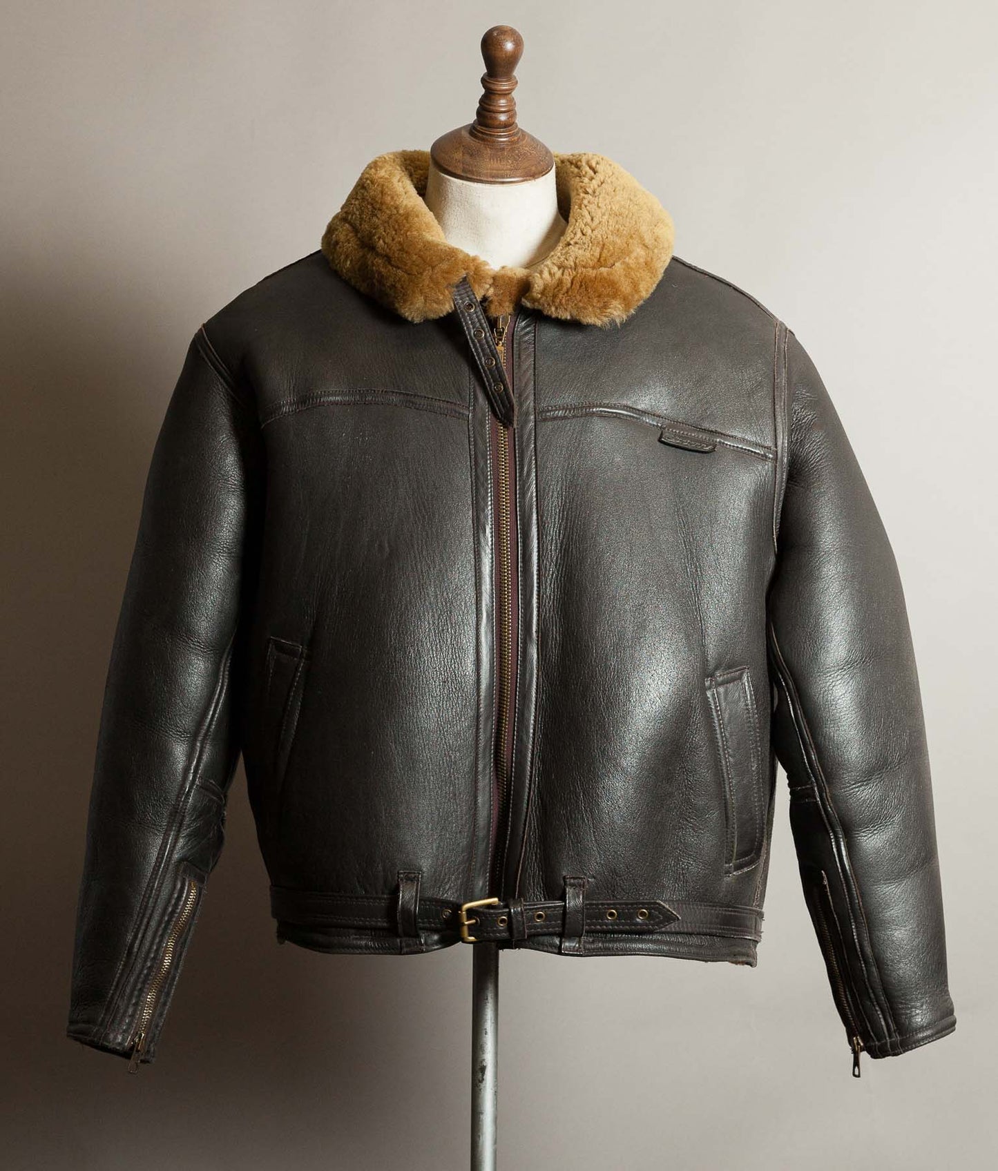 Vintage 1990s Cirrus Irvin Sheepskin Flying Jacket, Made in England