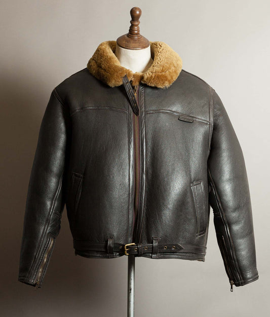 Vintage 1990s Cirrus Irvin Sheepskin Flying Jacket, Made in England