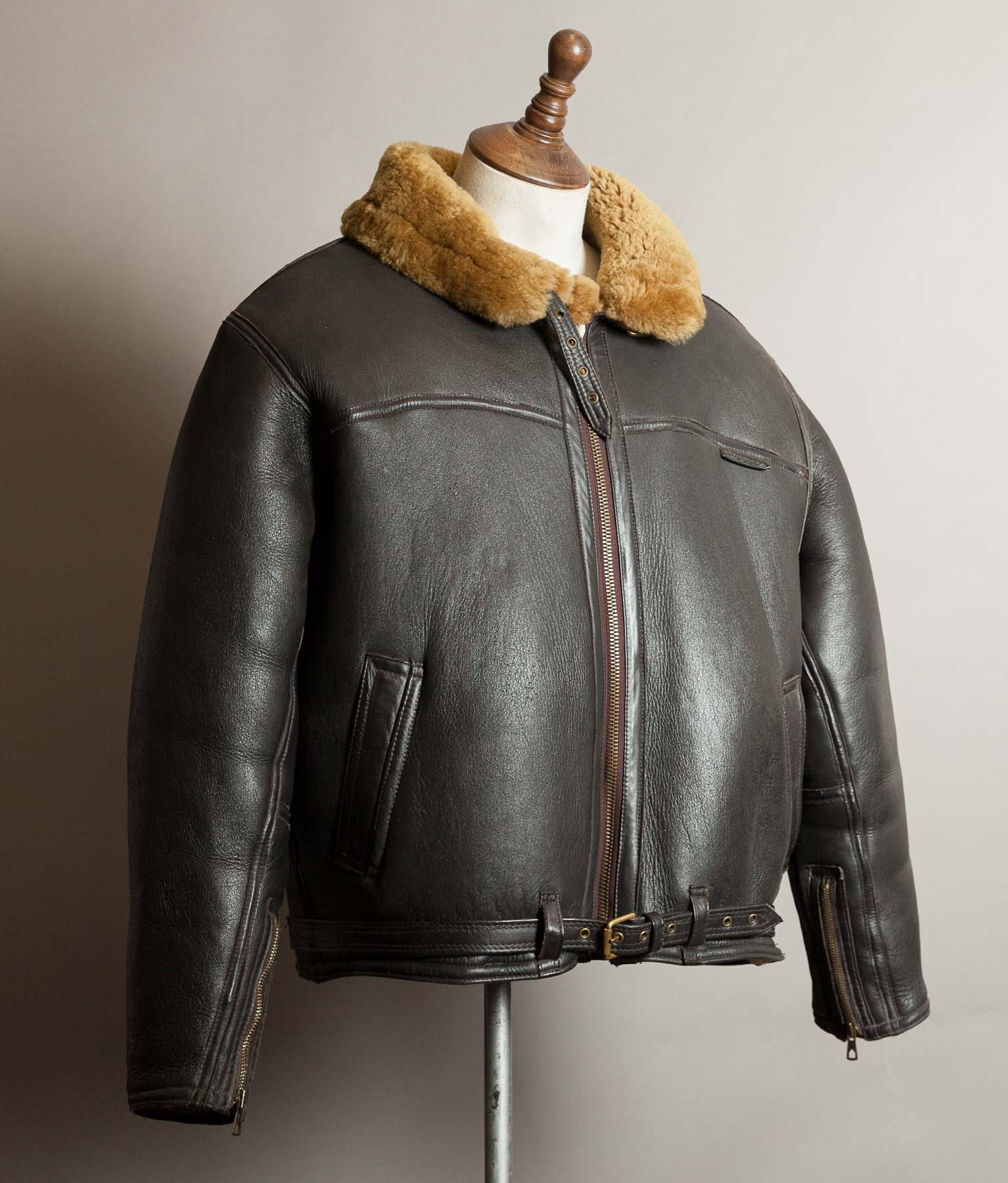 Vintage 1990s Cirrus Irvin Sheepskin Flying Jacket, Made in England