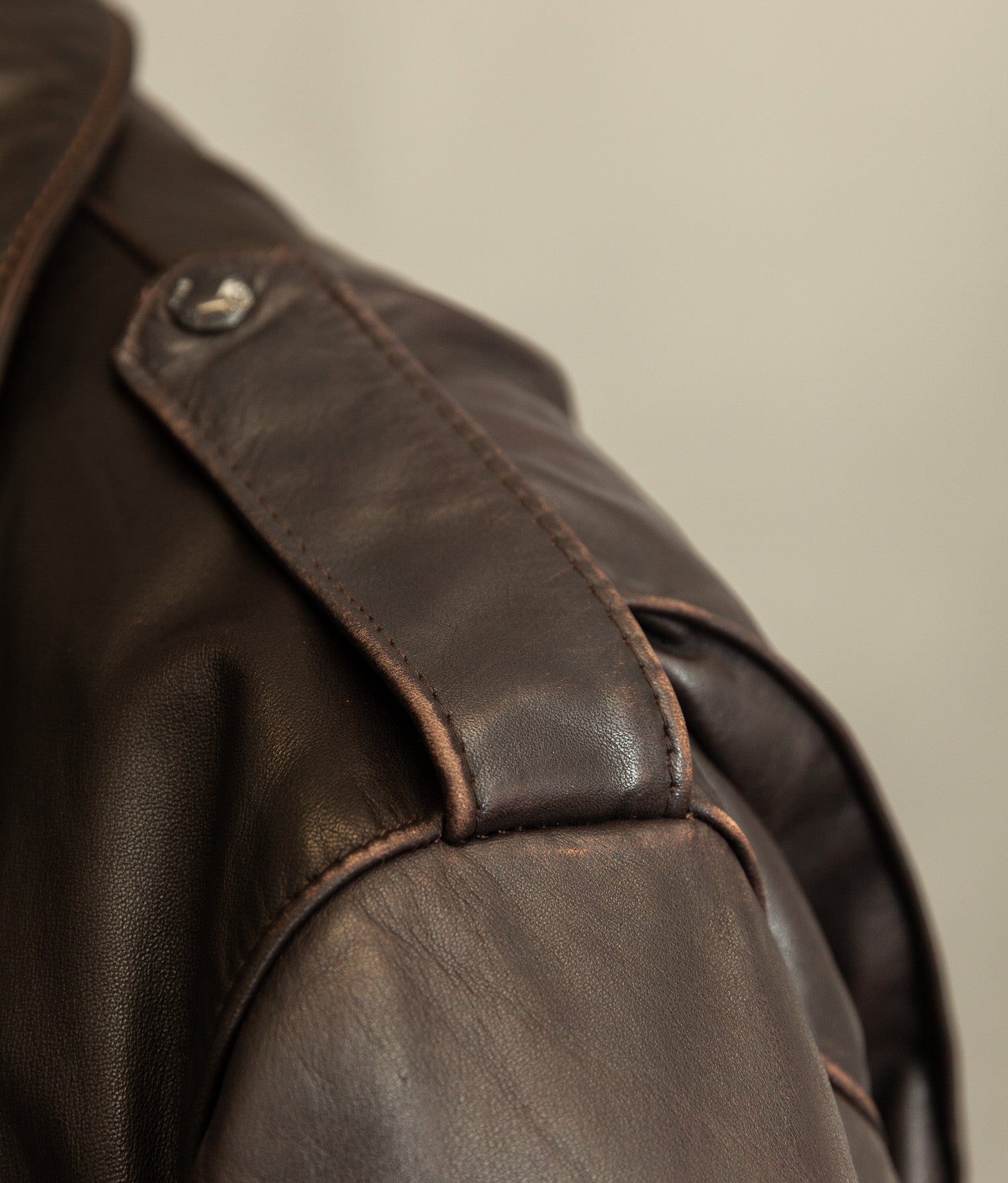Vintage 1980s Schott A2 Naked Cowhide Leather Jacket 184SM