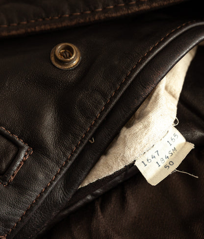 Vintage 1980s Schott A2 Naked Cowhide Leather Jacket 184SM