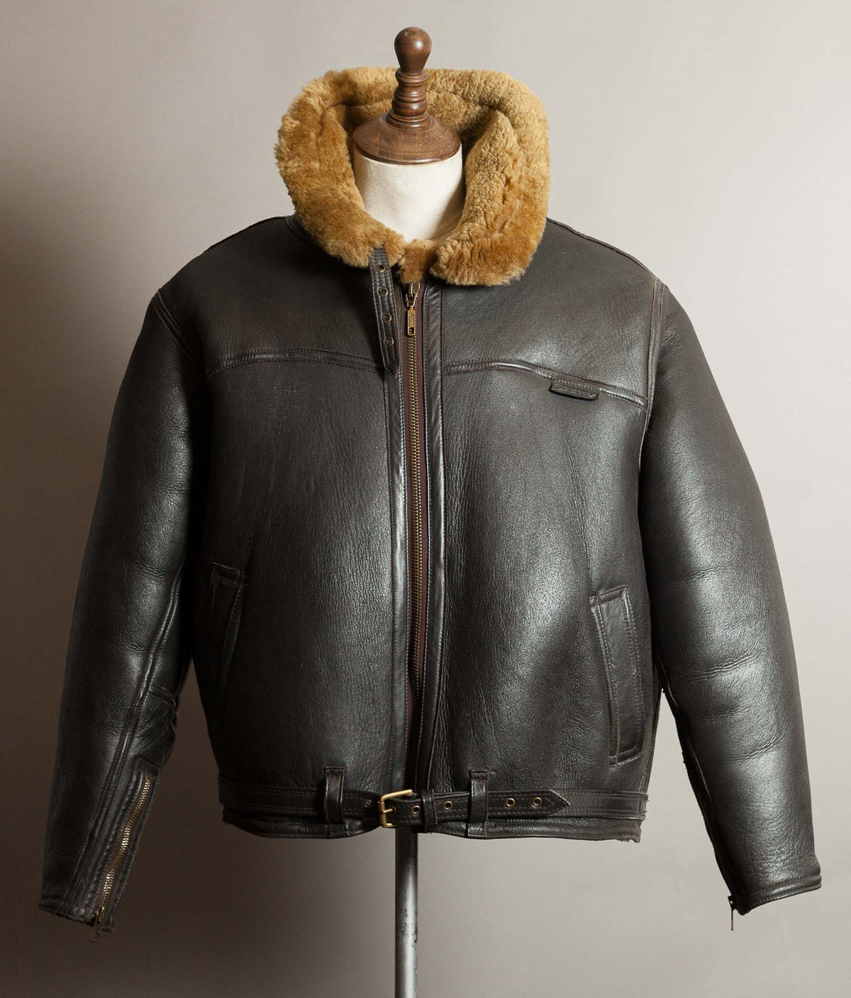 Vintage 1990s Cirrus Irvin Sheepskin Flying Jacket, Made in England