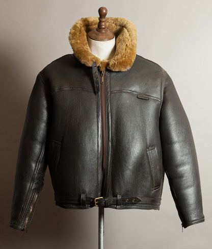 Vintage 1990s Cirrus Irvin Sheepskin Flying Jacket, Made in England