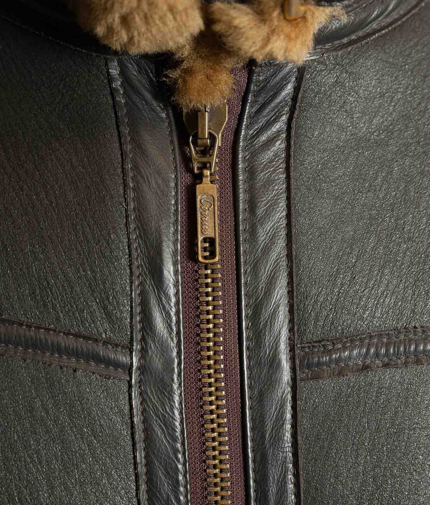 Vintage 1990s Cirrus Irvin Sheepskin Flying Jacket, Made in England