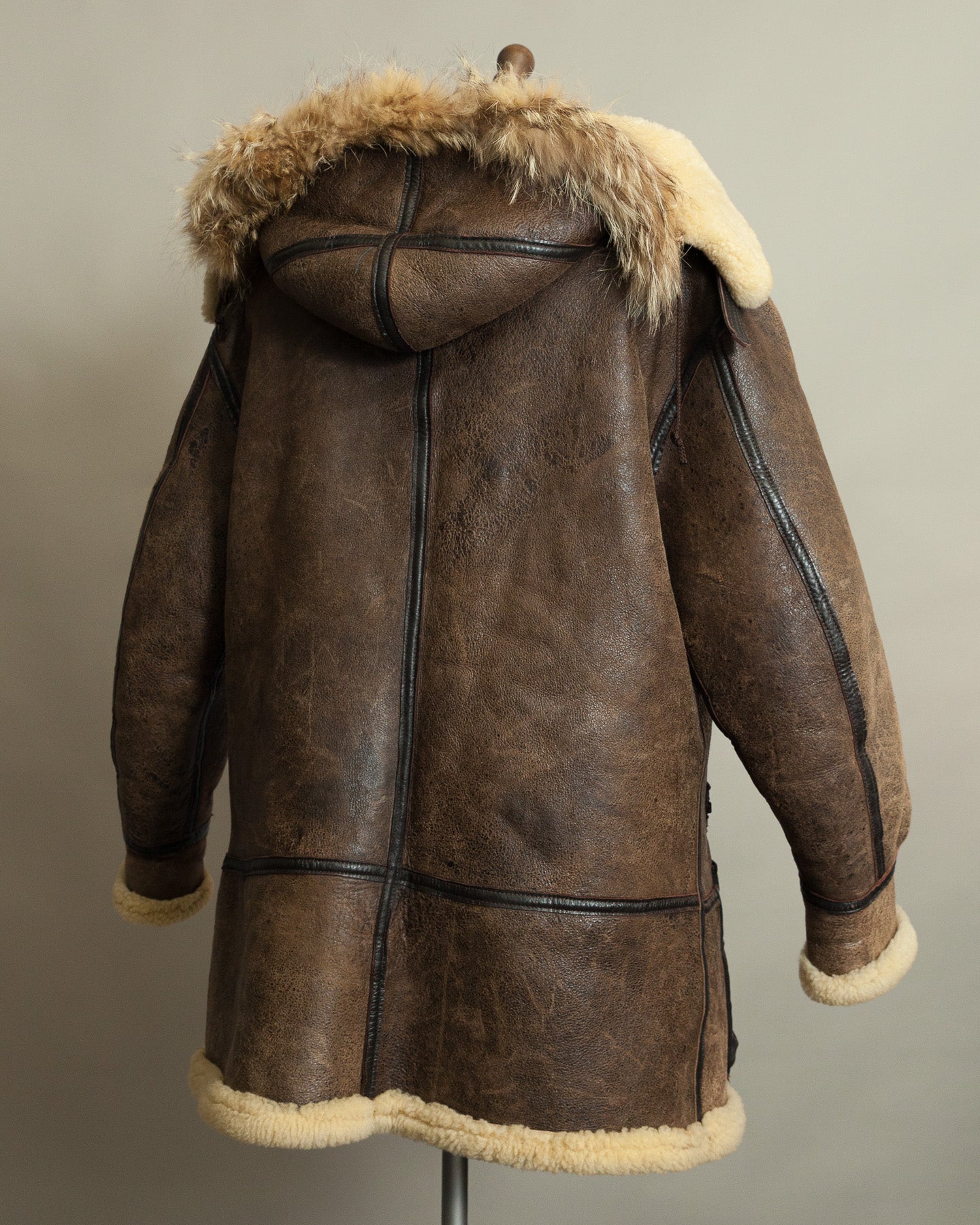Vintage Avirex Sheepskin Flying Jacket USAAF Type B-7 Arctic Parka