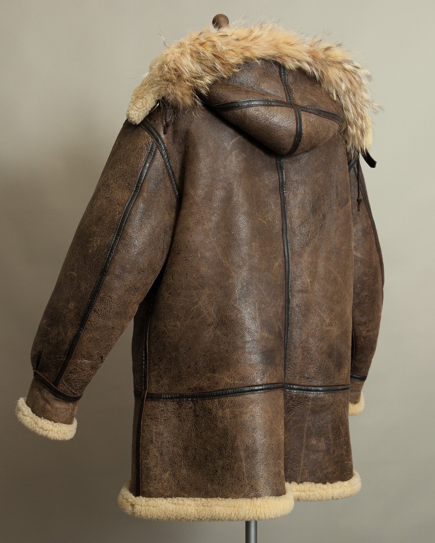 Vintage Avirex Sheepskin Flying Jacket USAAF Type B-7 Arctic Parka