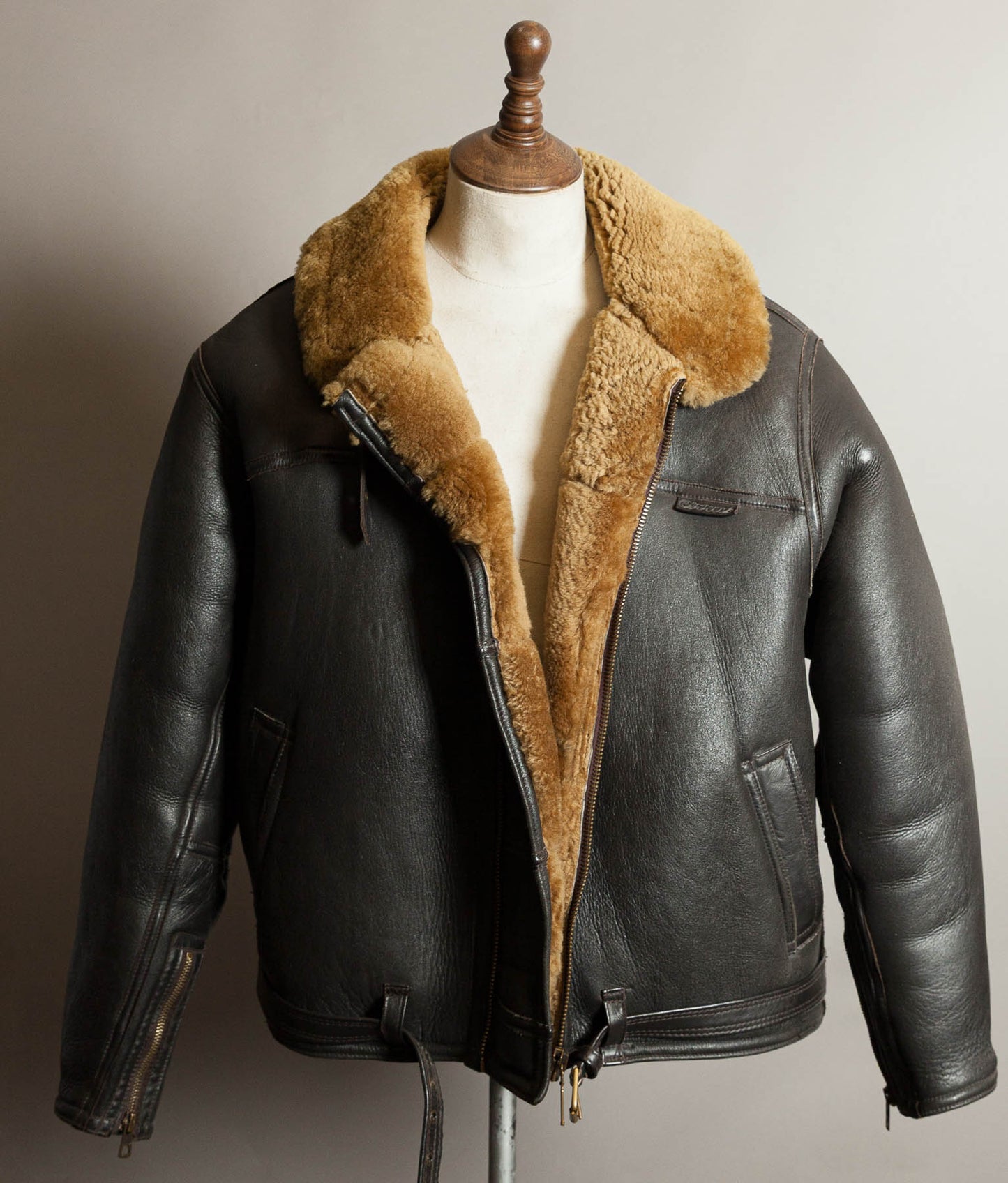 Vintage 1990s Cirrus Irvin Sheepskin Flying Jacket, Made in England
