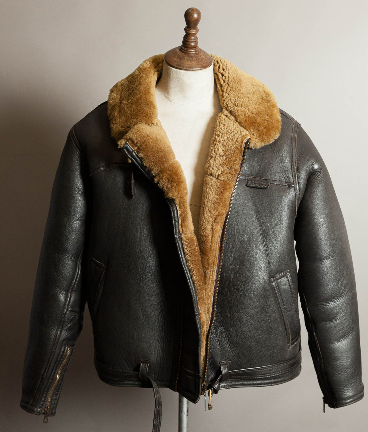 Vintage 1990s Cirrus Irvin Sheepskin Flying Jacket, Made in England