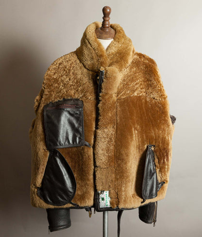 Vintage 1990s Cirrus Irvin Sheepskin Flying Jacket, Made in England