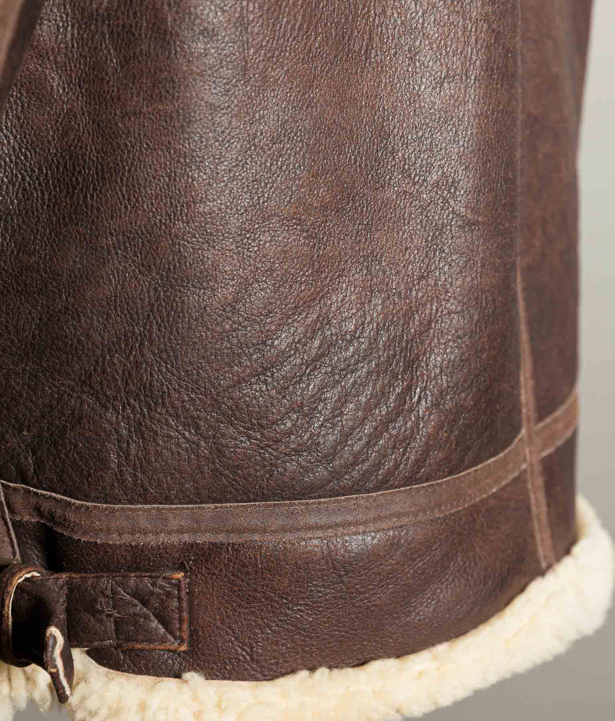 Vintage 1990s English B-3 Sheepskin Flying Jacket – Chestnut Brown