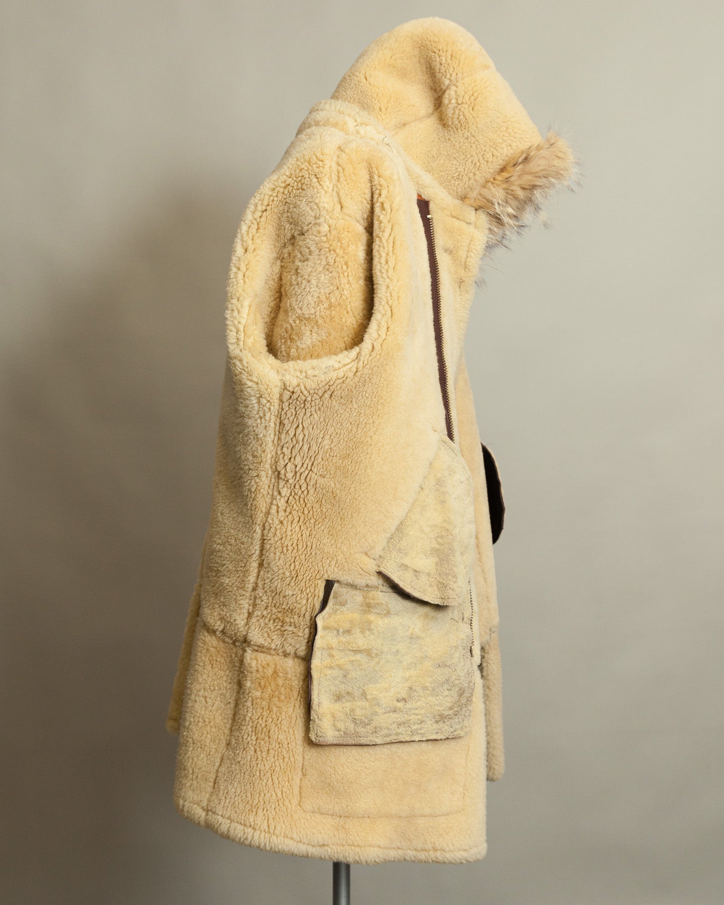Vintage Avirex Sheepskin Flying Jacket USAAF Type B-7 Arctic Parka