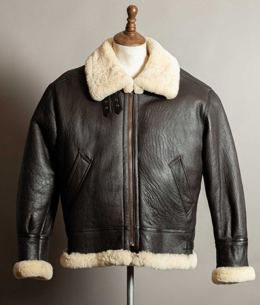 Vintage USAF Type G-8 Sheepskin Shearling Flying Jacket – Seal Brown