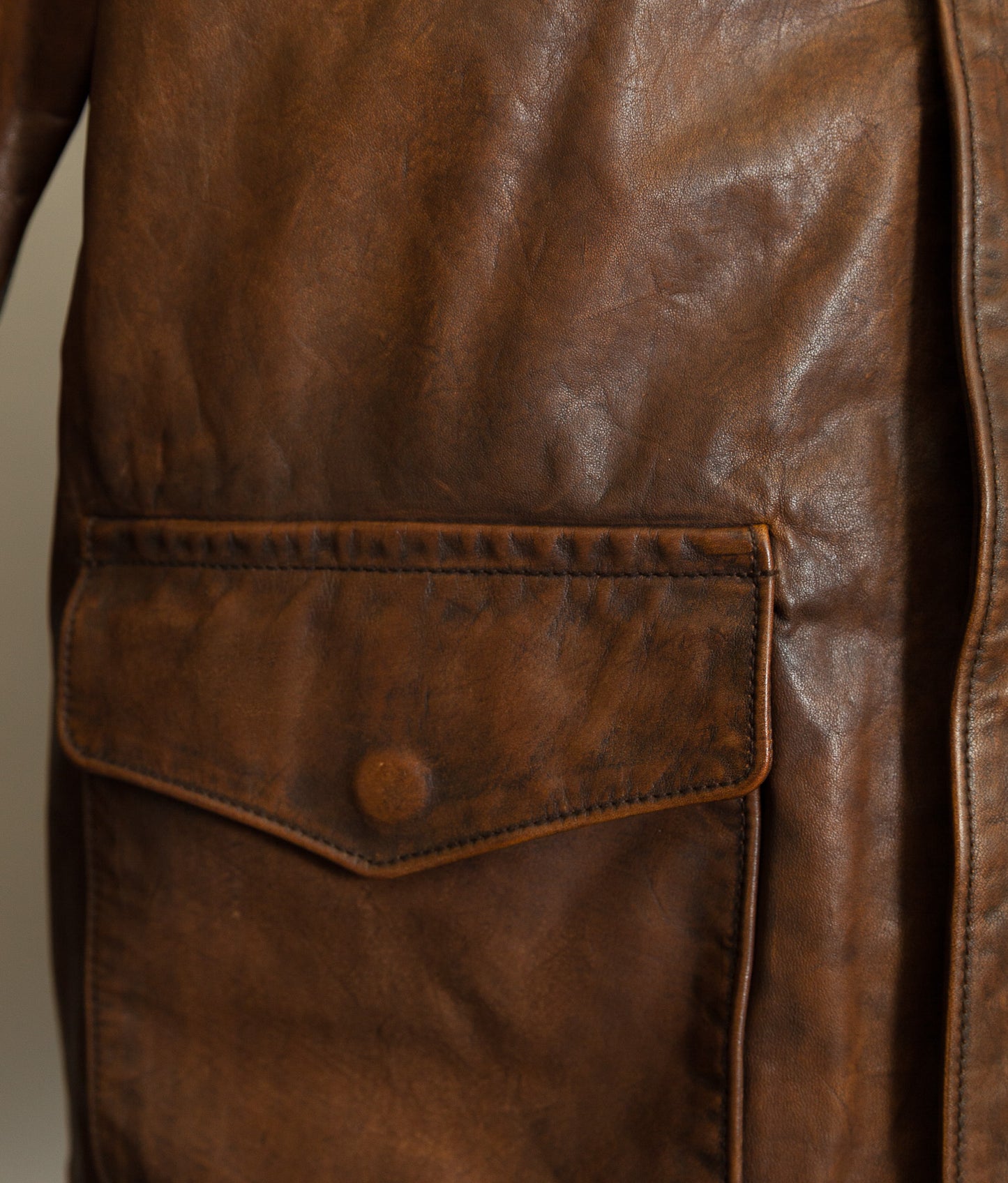 Vintage Ralph Lauren Farrington A2 Leather Flight Jacket – Limited Edition