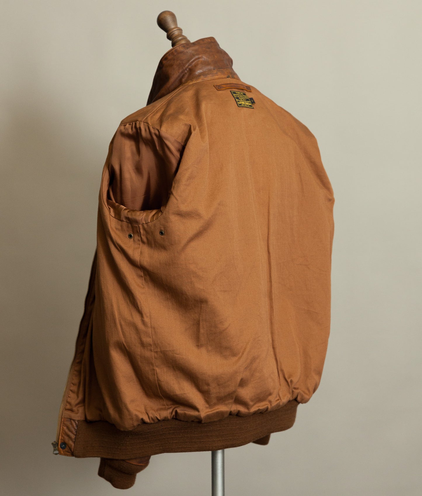 Vintage Ralph Lauren Farrington A2 Leather Flight Jacket – Limited Edition