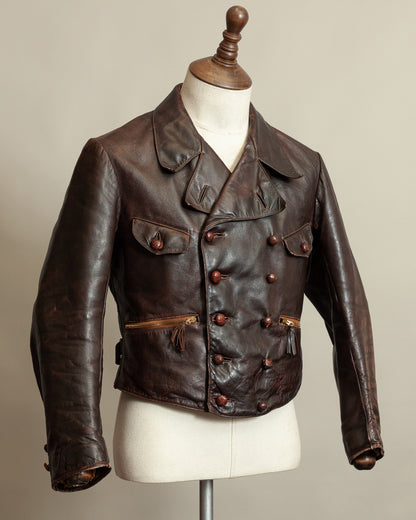 WWII Luftwaffe Fighter Pilot Leather Jacket - Hartmann Style 1930s