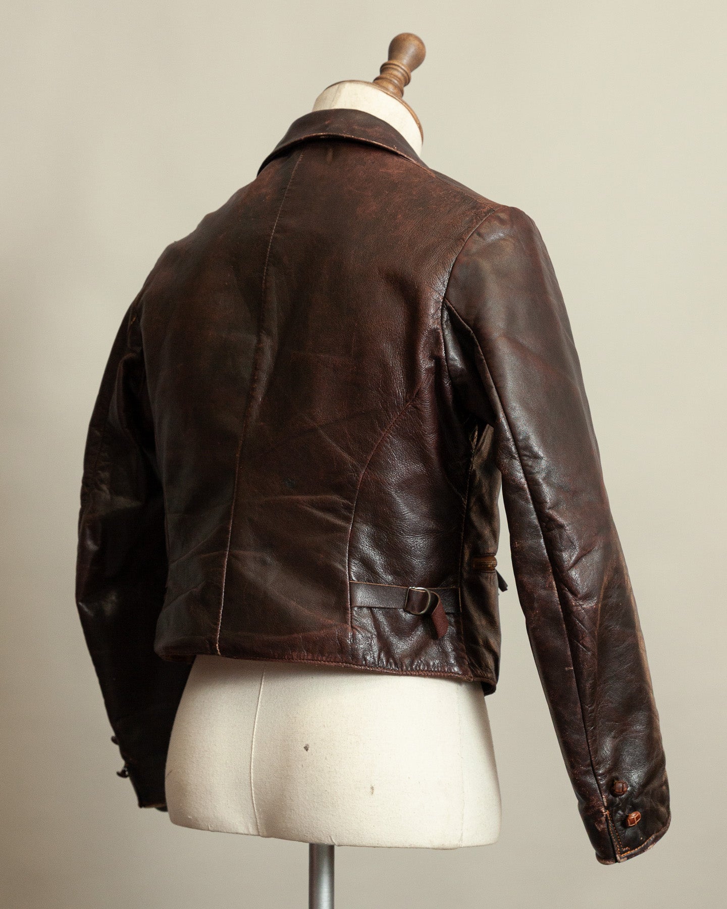 WWII Luftwaffe Fighter Pilot Leather Jacket - Hartmann Style 1930s