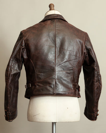 WWII Luftwaffe Fighter Pilot Leather Jacket - Hartmann Style 1930s