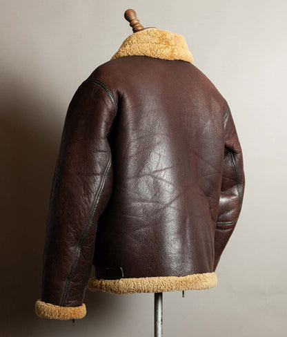 Vintage Cirrus Irvin Sheepskin Shearling RAF Flying Bomber Jacket