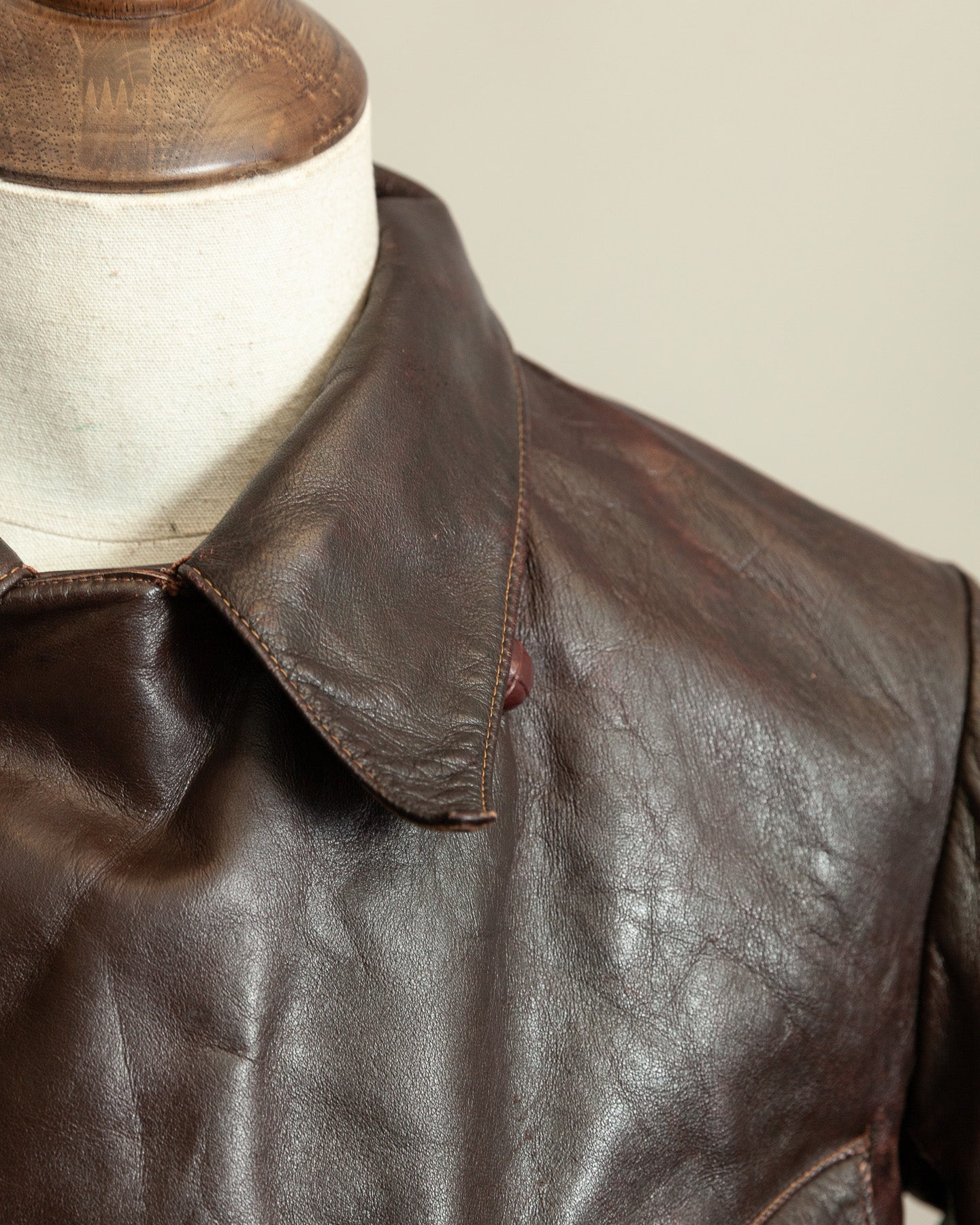 WWII Luftwaffe Fighter Pilot Leather Jacket - Hartmann Style 1930s