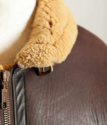 Vintage Cirrus Irvin Sheepskin Shearling RAF Flying Bomber Jacket