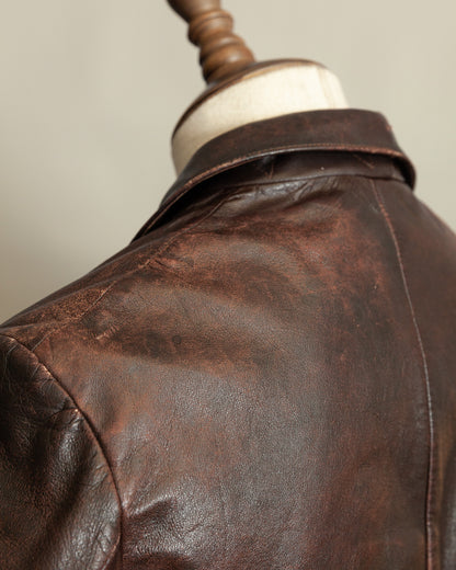 WWII Luftwaffe Fighter Pilot Leather Jacket - Hartmann Style 1930s