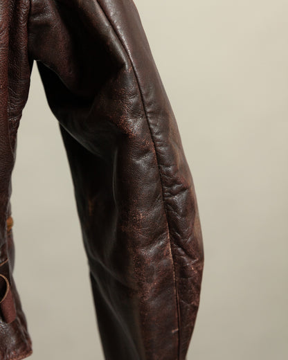 WWII Luftwaffe Fighter Pilot Leather Jacket - Hartmann Style 1930s