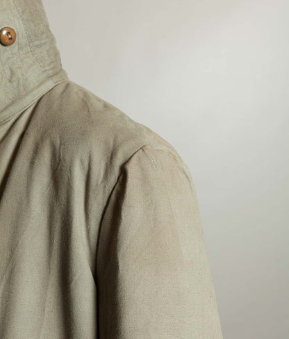 Vintage 1940s Swedish M1909 Livpäls Sheepskin Lined Parka Overcoat