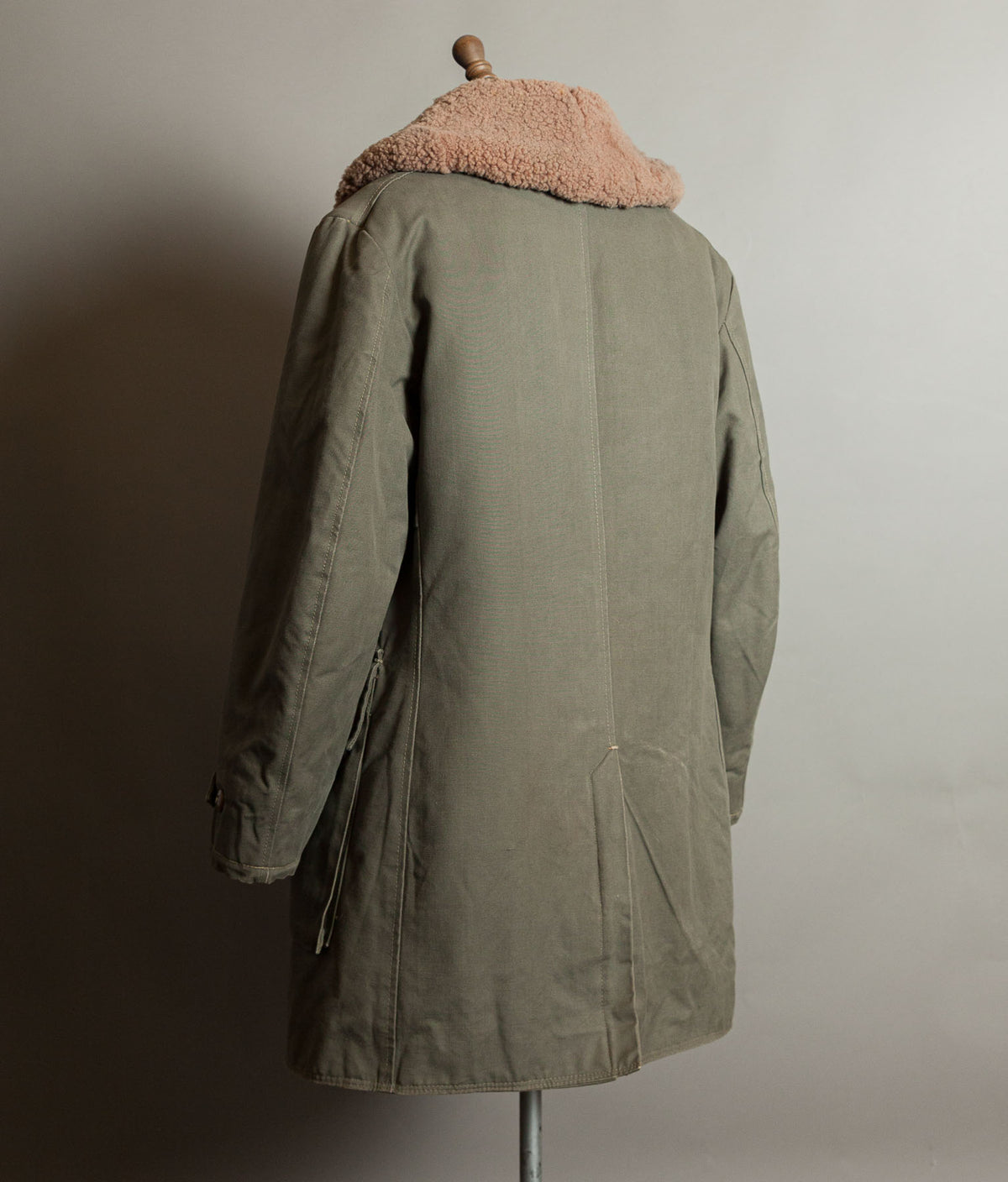 Vintage 1940s Swedish M1909 Livpäls Sheepskin Military Parka Matts Larsson