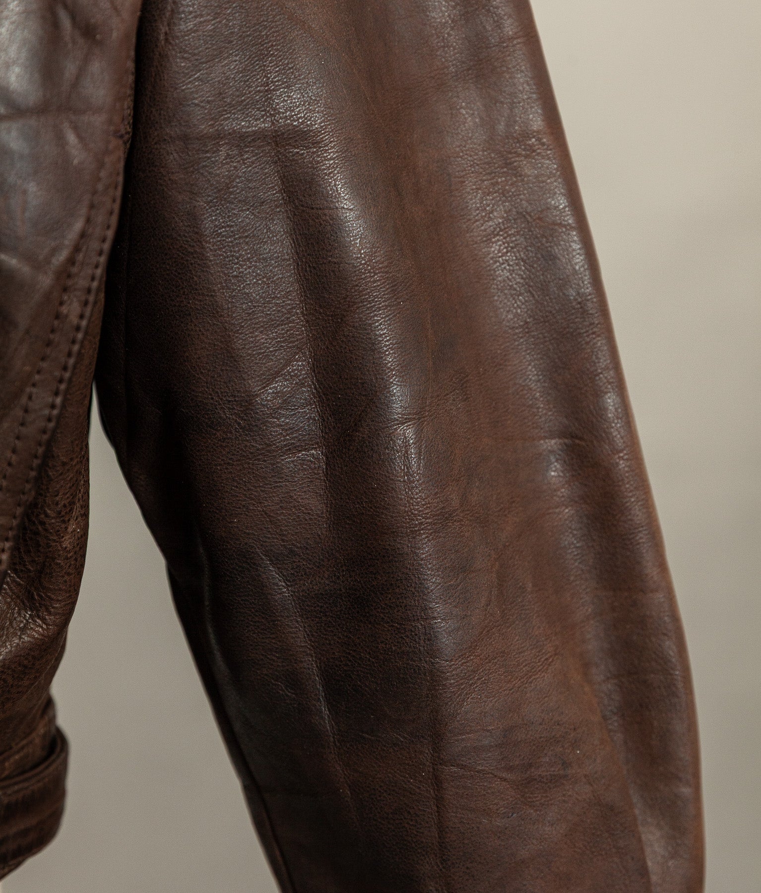 Vintage 1980s Chevignon Reverse Nubuck Calfskin Trucker Jacket