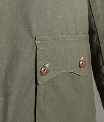 Vintage 1940s Swedish M1909 Livpäls Sheepskin Military Parka Matts Larsson
