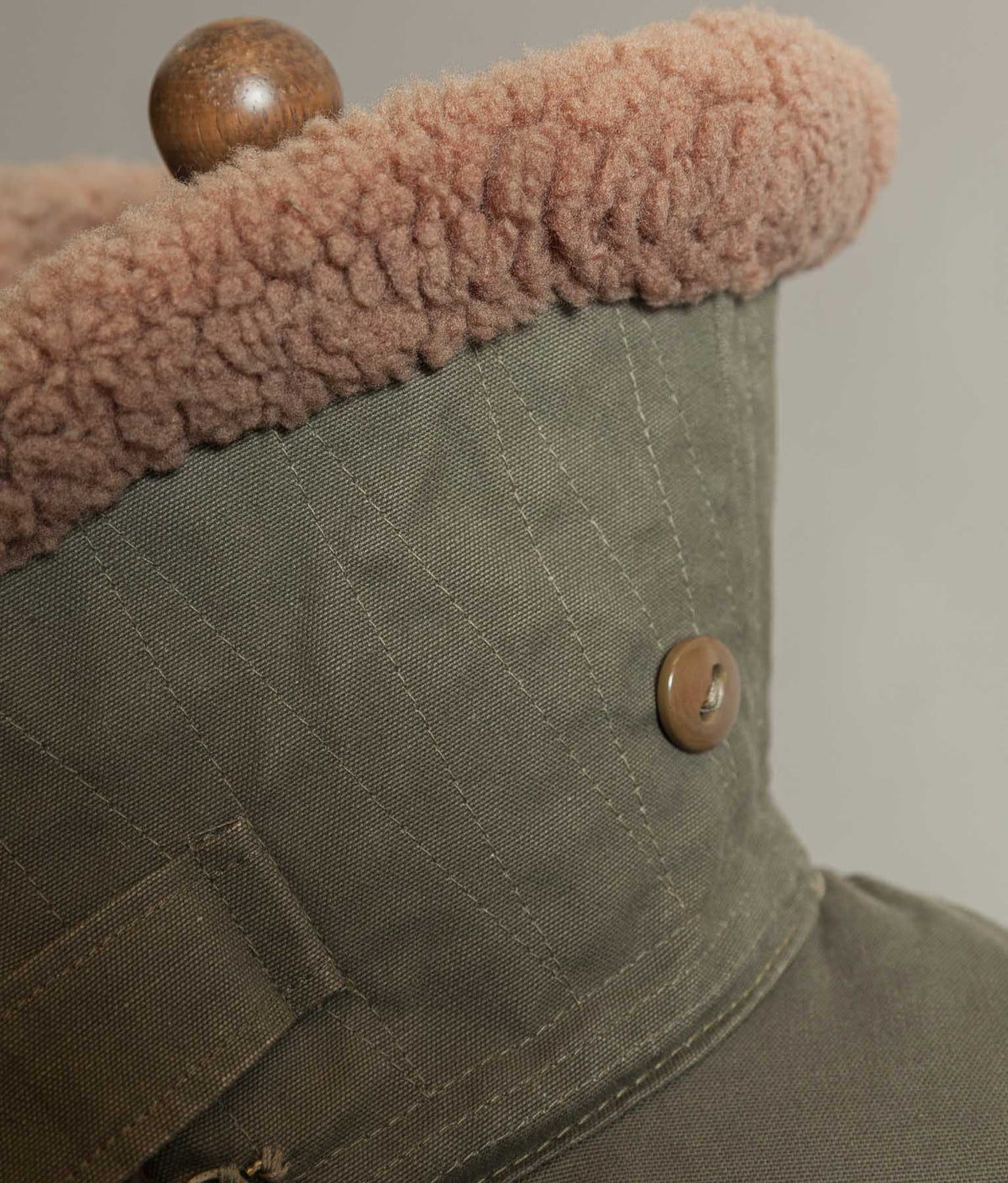 Vintage 1940s Swedish M1909 Livpäls Sheepskin Military Parka Matts Larsson