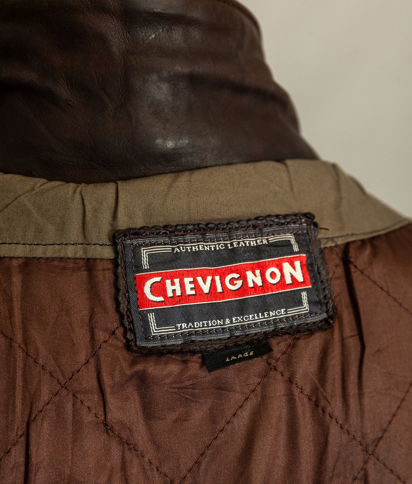 Vintage 1980s Chevignon Reverse Nubuck Calfskin Trucker Jacket