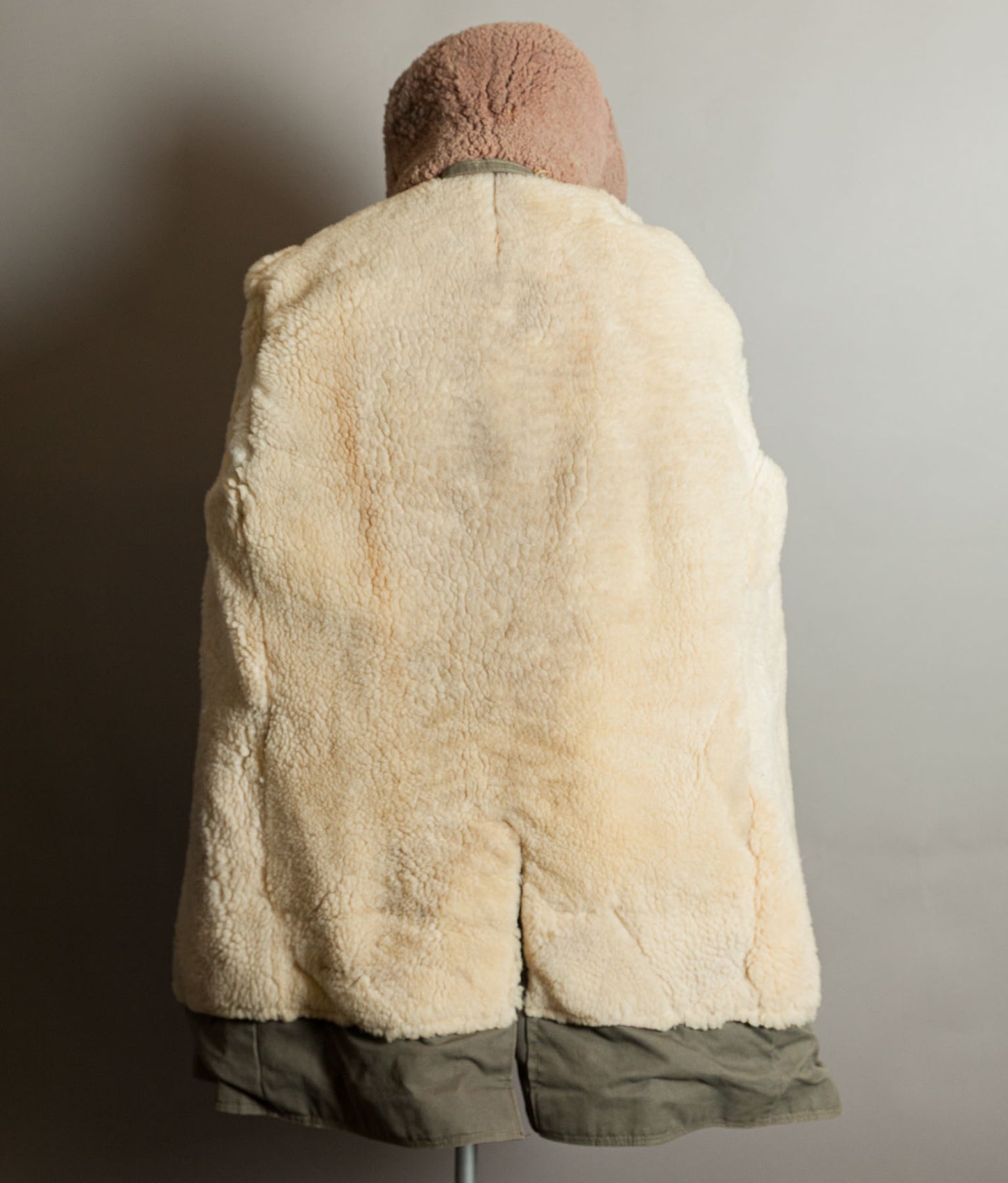 Vintage 1940s Swedish M1909 Livpäls Sheepskin Military Parka Matts Larsson