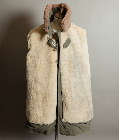 Vintage 1940s Swedish M1909 Livpäls Sheepskin Military Parka Matts Larsson