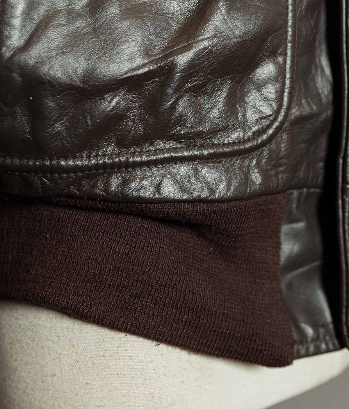 Vintage Schott I.S. 674 M.S. Steerhide Leather Flight Jacket