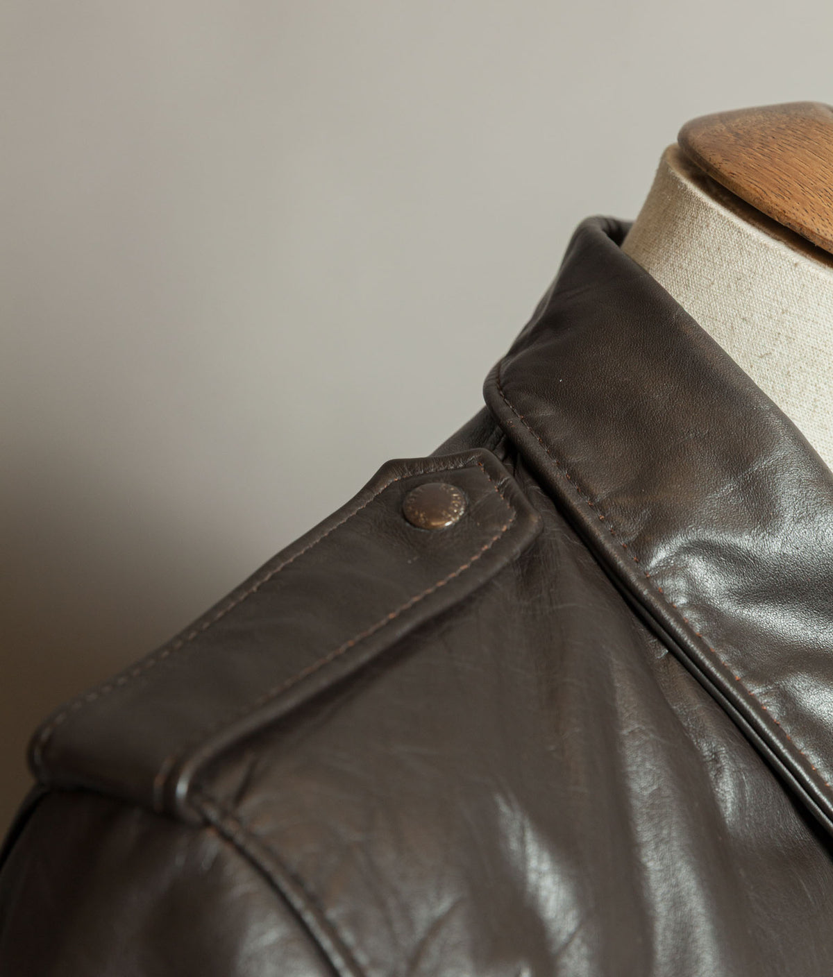 Vintage Schott I.S. 674 M.S. Steerhide Leather Flight Jacket